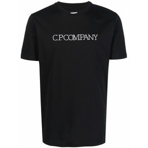 C.P.컴퍼니 로고 프린트 티셔츠