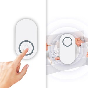 T Home 스마트 무선초인종 고급형 터치 간단설치 송신부 + 수신부 세트