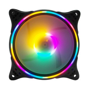 게임용 조립 PC 120MM LED 쿨러 컴퓨터 내부 공기순환