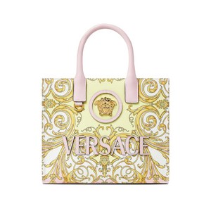 베르사체 라 메두사 프린트 스몰 토트 백