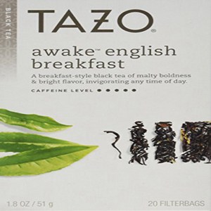 Tazo Awake English Breakfast Filterbag Tea 20 Count (Pack of 4)