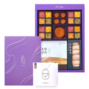온미당 한과 선물세트 구운 유과 추석 명절 상견례선물 (쇼핑백 포장), 290g, 1세트
