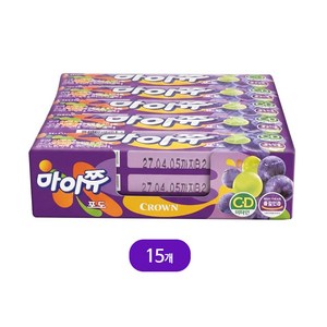 마이쮸 포도, 44g, 15개