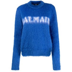 발망 로고 자카드 스웨터, 블루계열, France 34(KR 55)