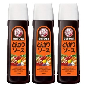 BullDog 돈가스 소스, 500ml, 3개