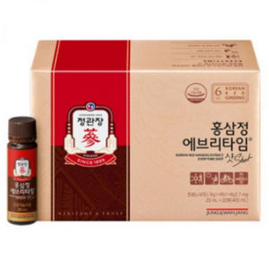 정관장 홍삼정 에브리타임 샷 20ml x 20병, 20개