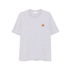 메종키츠네 폭스 헤드 패치 티셔츠, 그레이계열, Standard M(KR 100)