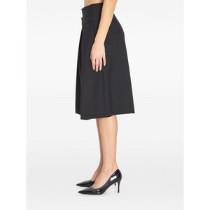 끌로에 더블 벨트 플리츠 쇼츠, 블랙계열, France 38(KR 66)