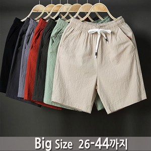 턴키 빅사이즈 편안한 면 밴딩 반바지 SP-5301