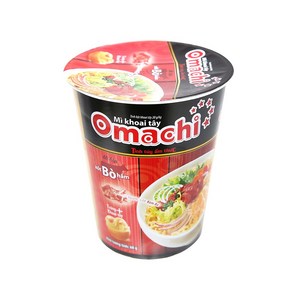 베트남 라면 Omachi 오마치 컵라면 소고기맛 1박스(24개), 24개