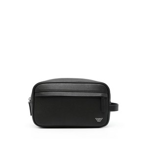 엠포리오아르마니 로고 장식 트래블 파우치