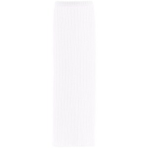 페라가모 사이드 슬릿 니트 스커트, 화이트계열, Standard XS(KR 44)