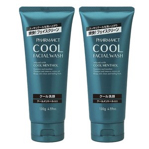 쿠마노 쿨 페이셜 워시, 130g, 2개