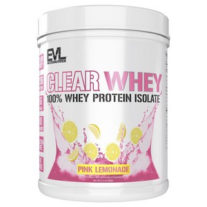 EVLUTIONNUTRITION 클리어 분리유청단백질 핑크 레모네이드 맛, 500g, 1개