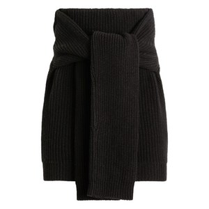 돌체앤가바나 골지 니트 랩 스커트, 블랙계열, Italy 46(KR 77)