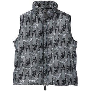 버버리 EKD 실크 혼방 자카드 패딩 질레