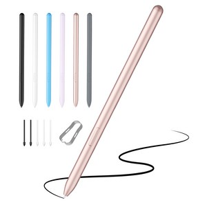 JAMJAKE 갤럭시탭 스마트폰 노트 S펜 와콤 호환 EMR 무충전 태블릿 터치펜 Galaxy Tab S6~S9 시리즈 호환