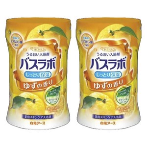 하쿠겐어스 허즈 바스라보 우루오이 입욕제 유자 향 보틀, 540g, 2개