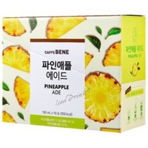 카페베네 파인애플 에이드, 190ml, 10개