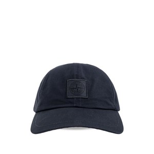 스톤 아일랜드 로고 패치 베이스볼 캡 모자