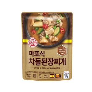 오뚜기 마포식 차돌된장찌개, 500g, 1개