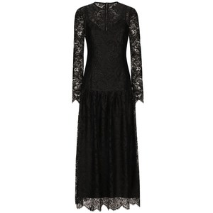 돌체앤가바나 샹틸리 레이스 미디 드레스