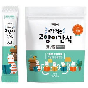 펫둥이 짜먹는 고양이 간식, 연어, 720g, 1개