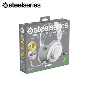 스틸시리즈 Arctis Nova 3XW 무선 게이밍 헤드셋 [Black or White or Aqua or Lavender]