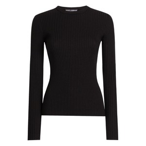돌체앤가바나 골지 스웨터, 블랙계열, Italy 44(KR 66)