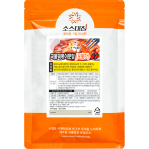 소스대장 떡볶이소스 떡볶이분말 가루 양념 보통, 400g, 1개