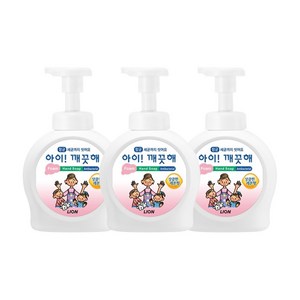 아이깨끗해 핸드워시 용기형 레몬향, 490ml, 3개