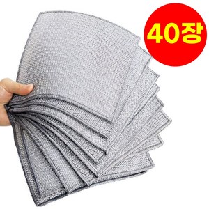 호아인터 노스크래치 찌든때 무흠집 수세미, 40개입, 1세트