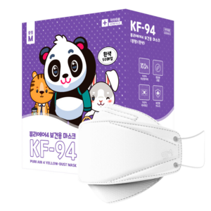 스마트테크 퓨리에어4 보건용마스크 KF94 중형, 50매입, 흰색, 1개