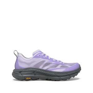 HOKA 스피드 4 라이트 "스타라이트 글로우/애스터 플라워" 스니커즈, US men 8.5(KR 265), 바이올렛/보라계열+블랙계열