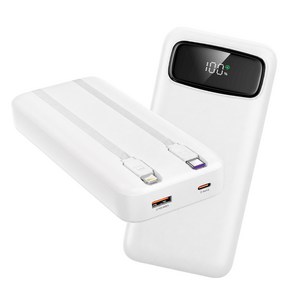 아우스힐 PD 22.5W QC3.0 일체형 미니 대용량 고속충전 보조배터리 20000mAh