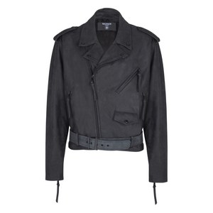 발망 벨트 레더 바이커 재킷, 블랙계열, Italy 52(KR 115)