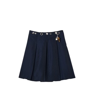 마크제이콥스 세이프티 핀 플리츠 미디 스커트, 블루계열, US 4