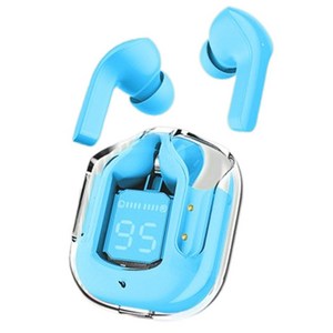 SMABAT 블루투스 5.1 무선 이어폰 통화 소음 취소 투명디스플레이 스포츠 뮤직 이어폰