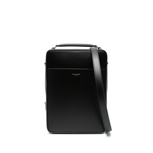 생로랑 레더 메신저 백