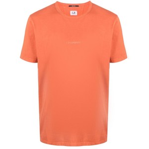 C.P.컴퍼니 로고 프린트 티셔츠, 오렌지계열, Standard M(KR 100)