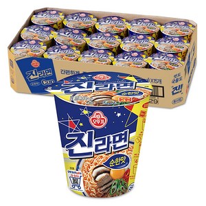 오뚜기 진라면 순한맛 컵 65g, 15개
