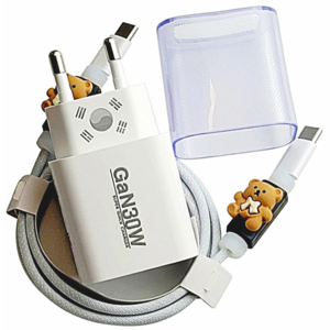 초고속 멀티 충전기 국산 아이홈 Gan65W 30W 20W C타입 2포트 PD PPS 60W블레이디드충전케이블 난연PVC커버 단선방지탭포함