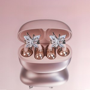 프롬팩토리 귀걸이형 블루투스 이어폰 나비 디자인 무선 오픈형 스포츠 이어폰