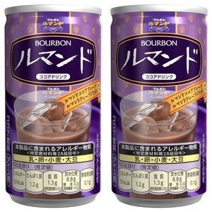 부르본 루망드 코코아 드링크 캔, 180g, 2개