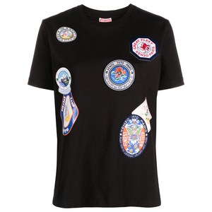 겐조 겐조 월드 패치 디테일 티셔츠