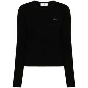 비비안웨스트우드 구체 자수 스웨터