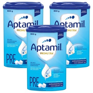 압타밀 프로누트라 분유 프레, 800g, 3개