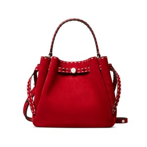 토리 버치 로미 픽 스티치 버킷 백