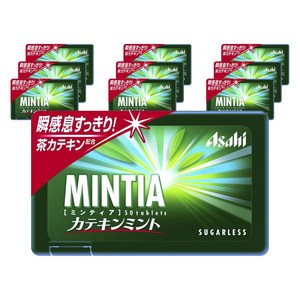 일본 아사히 민티아 카테킨 민트 50알 x 10개 세트