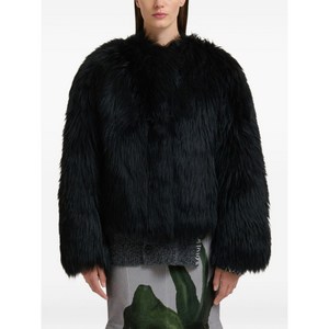 마르니 시어링 플러피 재킷, 블랙계열, Italy 38(KR 44-55)